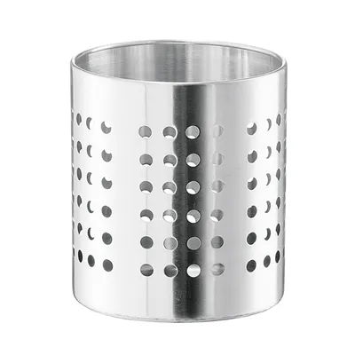Produktbild von ZELLER PRESENT Koszyk na sztućce stal nierdzewna 13cm Ø12cm srebrny