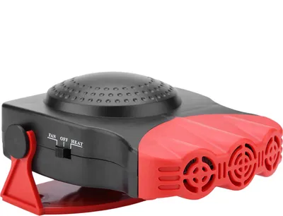 Obrázek produktu pro Přenosný 12V 150W odmrazovač čelního skla automobilu s keramickým topením a ventilátorem