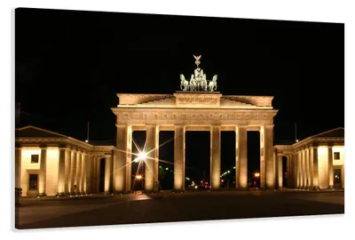 Produktbild von 5018 Brandenburger Tor Berlin Leinwandbild 120x80 cm