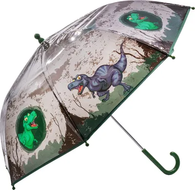 Produktbild von Kinder-Regenschirm transparent Dino - bb-Klostermann 53135