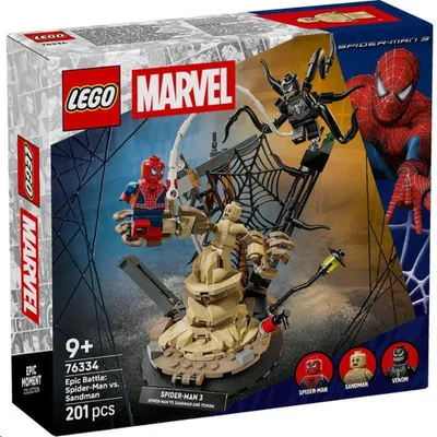 Produktbild von LEGO® Marvel Super Heroes™ 76334 Großer Showdown: Spider-Man vs. Sandman