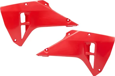 Obrázok produktu pre Kryt chladiča UFO PLAST, 2-dielny, kryt chladiča pre Honda CRF R X RX 250 / 450 cm³, rok výroby 2025 – 2026, farba: červená, OEM 00-26