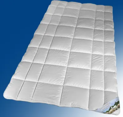 Produktbild von WALBURGA Unterbett Schafwollfüllung mit Baumwollbezug 140x200