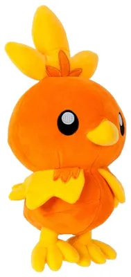 Produktbild von Pokemon - Plüschfigur - Flemmli (20cm) Kuscheltier Stofftier Plüschtier Torchic