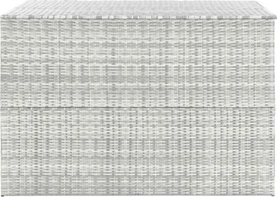 Produktbild von vidaXL Garden-Auflagenbox Hellgrau 150x100x100 cm Poly Rattan