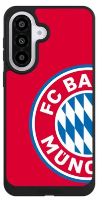 Produktbild von NIVOCASE Handyhülle für Samsung Galaxy A57 5G  Hülle NIVOpure Case Schwarz FC Bayern München FCB Offizielles Lizenzprodukt