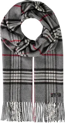 Produktbild von FRAAS Schal Cashmink® Scarf with FRAAS Plaid Grey grau mehrfarbig