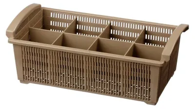 Productafbeelding van Bartscher bestekhouder, 8 compartimenten, afmetingen: 2,1 x 4,12 x 1,5 cm; artikelnummer: 5305