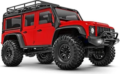 Produktbild von TRAXXAS TRX-4M LR Defender 4x4 rot RTR inkl. Akku/Lader