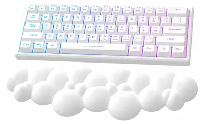 Image de INF Repose-poignet pour clavier Blanc