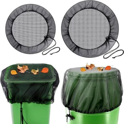 Obrázok produktu pre Sieť na dažďovú vodu – ochrana proti listom a hmyzu – 2 kusy – Ø 95 cm a Ø 100 cm