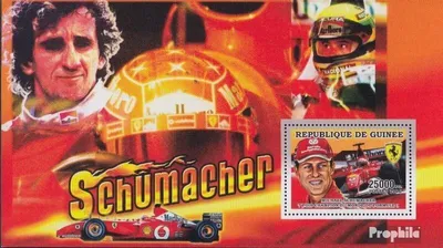 Produktbild von Briefmarken Guinea 2006 Mi Block 982 (kompl. Ausgabe) postfrisch M SCHUMACHER - FORMEL I