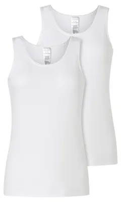 Produktbild von Schiesser Damen 2 Pack Trägertop Unterhemd mit Spitze - Modern Multipacks