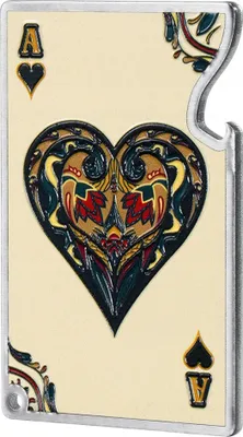Produktbild von KADAX Flaschenöffner "Banon", Kapselheber, Spielkarte Design, Bieröffner aus Stahl, Herz, Creme, 8 cm