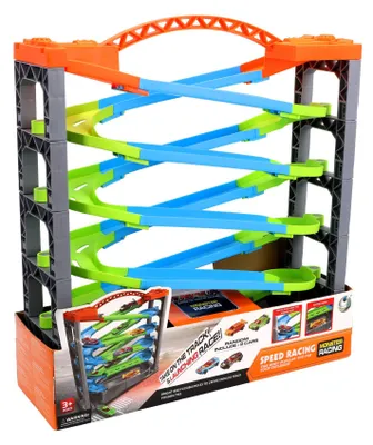 Immagine prodotto di Altre marche Pista Deluxe 5 livelli + 2 auto da corsa