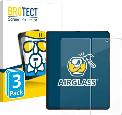 Produktbild von 3x BROTECT Schutzglas für Samsung Galaxy Z Fold 3 5G (Inneres Display) Schutzfolie Panzer Folie Glas Display Schutz klar