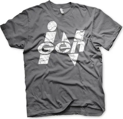Imagen del producto de Jurassic Park - Camiseta iGen - Talla L - Gris oscuro