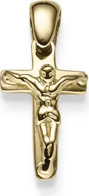 Anhänger-Kreuz-585-Gelbgold-19x9mm