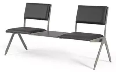 Produktbild von Sitzbänk Büroeinrichtung Arbeitszimmer Möbel Office Schwarz Bank Fußhocker