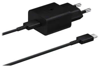 Obrázek produktu pro Rychlá nabíječka Samsung USB-C a kabel USB-C, 15W - černý