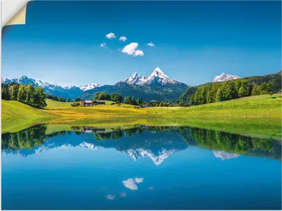 Produktbild von ARTland Wandbild, selbstklebend Landschaft in den Alpen Größe: 120x90 cm