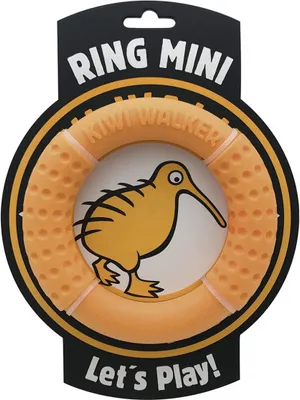 Produktbild von Hundespielzeug Kiwi Play Ring Mini orange 13,5 x 2,5 cm