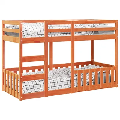 Immagine prodotto di Maison Exclusive - Letto a Castello Marrone Cera 75x190 cm in Legno di Pino