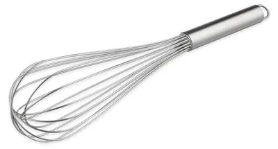 Produktbild von Schneebesen Schaumschläger Quirl - 40 cm - Edelstahl - Mit Griff und Aufhängeöse - 16 Drähte