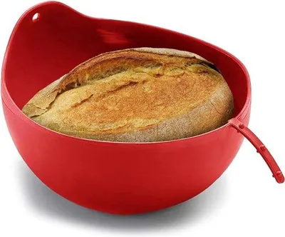 Produktbild von Famanu 3-in-1 Silikonform rot - Backen, Mischen und Dämpfen