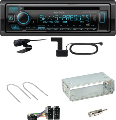 Produktbild von Kenwood KDC-BT960DAB Bluetooth DAB Einbauset für Renault Kangoo KC Laguna 1 2