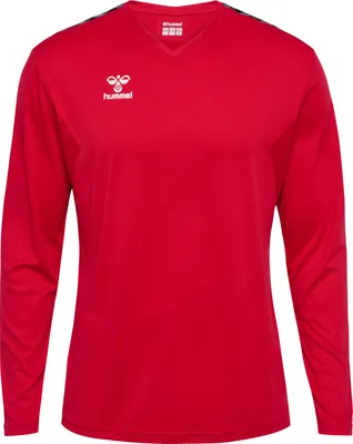 Produktbild von Hummel Authentic Pl Langarm-t-shirt Rot M Mann Rot M