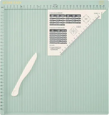Produktbild von Rillbrett Score Easy Mint - 30x30 cm | Vaessen Creative