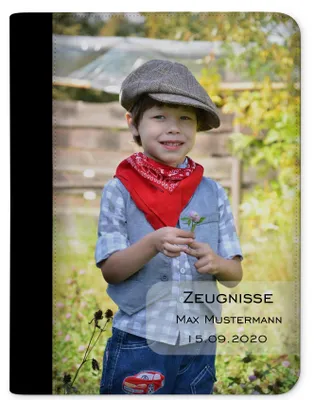Produktbild von Zeugnismappe, Dokumentenmappe, Ordner A4, mit Fotoohne Klarsichthüllen