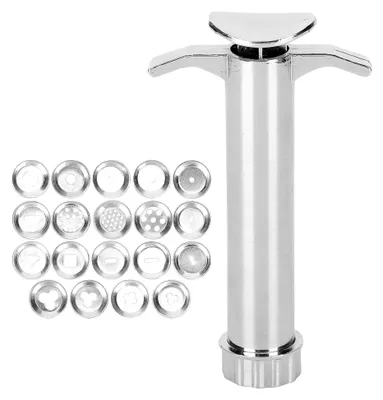 Produktbild von Aluminiumlegierung Tonpresse mit verschiedenen Spitzenformen zum Backen