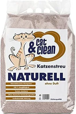 Produktbild von Cat & Clean Katzenstreu Naturell ohne Duft 10 kg