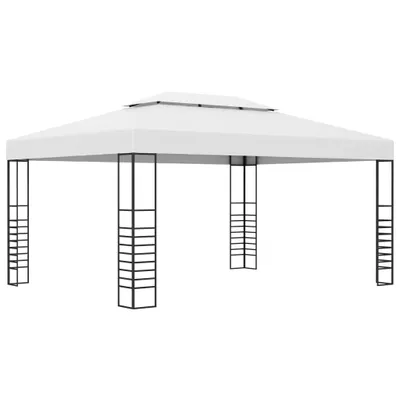 Produktbild von "im Sonderangebot"Garten-Pavillon Wasserdicht Design - Pop-Up-Partyzelt/ Festzelt - mit LED-Lichterkette 4x3x2,7 m Weiß DEMöbel 9140890