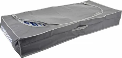 Produktbild von H&S Decoration | Textil Bettbezug - 100 x 45 cm - Dunkelgrau - Wasserdicht und atmungsaktiv