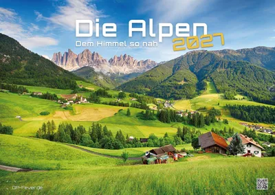 Produktbild von Wandkalender 2027 – Wunderschöne Alpenmotive – Format A2