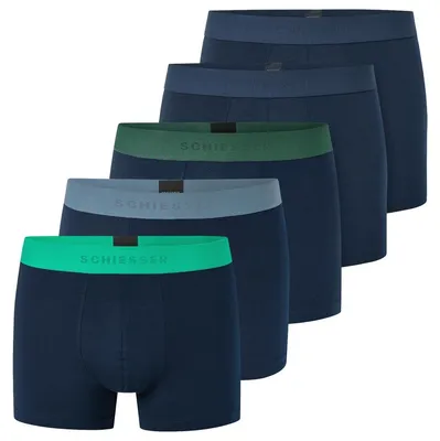 Produktbild von Schiesser 5er Pack 95/5 Baumwolle Retro Short / Pant Sportlicher Webgummibund, Bequemer Schnitt, Angenehm weich und formstabil