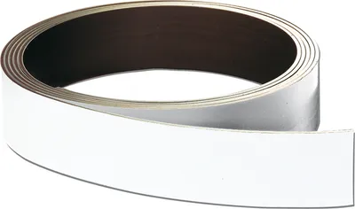 Produktbild von Magnetband 1000 cm x 10-50 mm, 0,8 mm, weiß