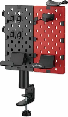 Produktbild von Manhattan 462518 Halterung Passive Halterung Gaming-Controller, Kopfhörer Schwarz, Rot