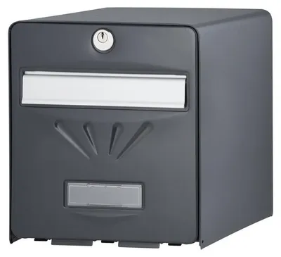 Image de Boîte Aux Lettres Balnéaire Anthracite Résistance Corrosion Extrême - Burg-wächter