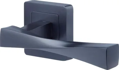 Produktbild von Türgriff Set Mattschwarz 8mm Innentür