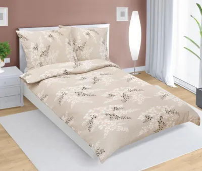 Obrázek produktu pro Krepové povlečení - Kávová - 140x220, 70x90