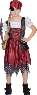 Produktbild von Piratin Pirat Mary Kinder Karneval Fasching Kostüm 104-128
