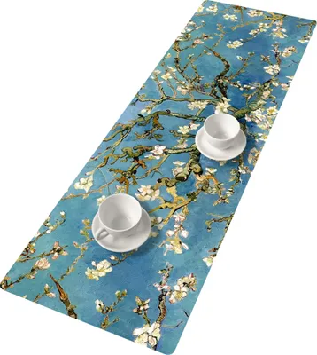 Produktbild von BERTONI Filz Tischläufer, Tischdecke mit Muster Bank Tischdekoration ALMOND 115x40 cm