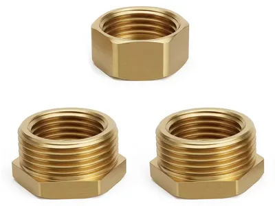 Messing Reduzierstück-Set 1/2" auf 3/4", 3-teilig