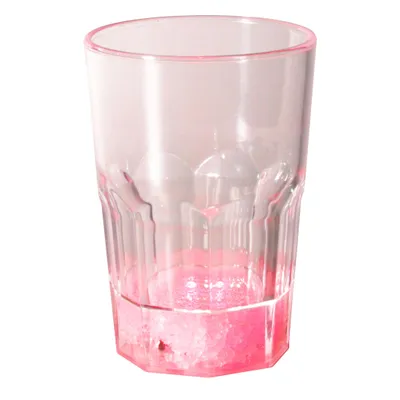 Produktbild von Led Cocktailglas 400 ml Kunststoff Becher Farbwechsel bunt Batterie wechselbar Bar Led Trinkglas beleuchtet leuchtendes Glas Leuchtglas Partyglas