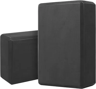 Produktbild von PolkaHome® Yogablöcke Set aus 2 EVA-Schaum Pilates Blöcke für Yoga & Fitness