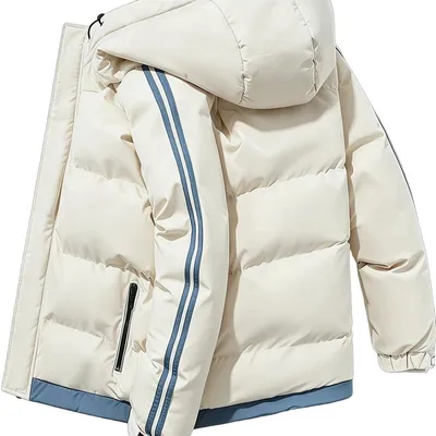 Productafbeelding van Currero Winterjas Heren Wit & Kaki XXL